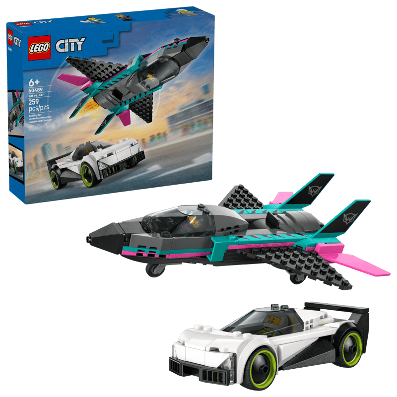 Lego 60489 City - L’avion à réaction contre la voiture
