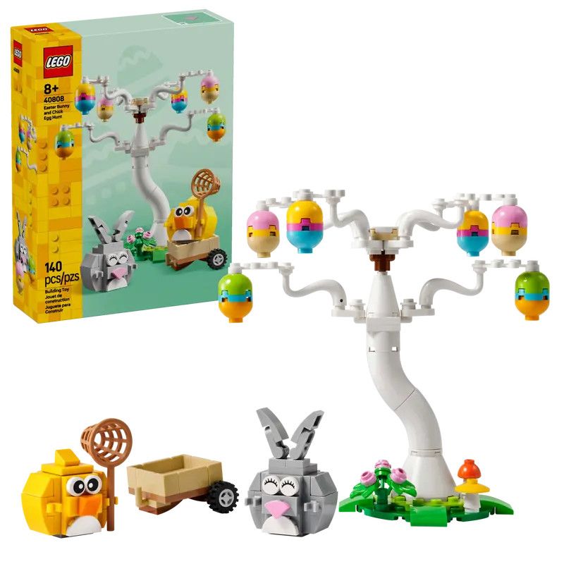Lego 40808 Seasonal - Lapin de Pâques et chasse aux œufs de poussin