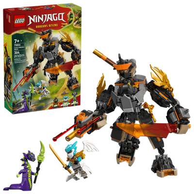 Lego 71854 Ninjago - Le robot de mission de Cole contre Zane dragon