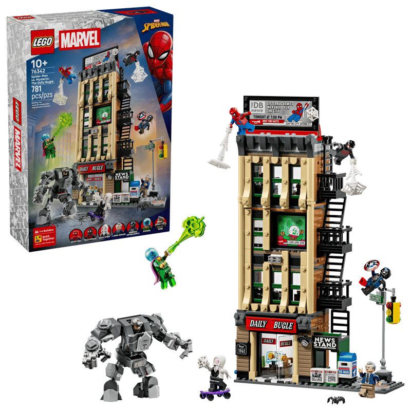 Lego 76342 Marvel - Spider-Man contre Mysterio - le Daily Bugle
