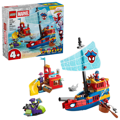 Lego 11208 Marvel - Le bateau pirate de l’équipe Spidey