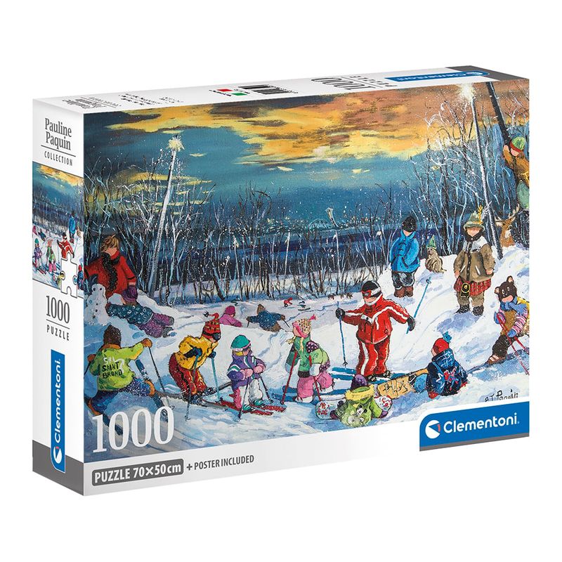 Clementoni 1000 - Allons skier ensemble !