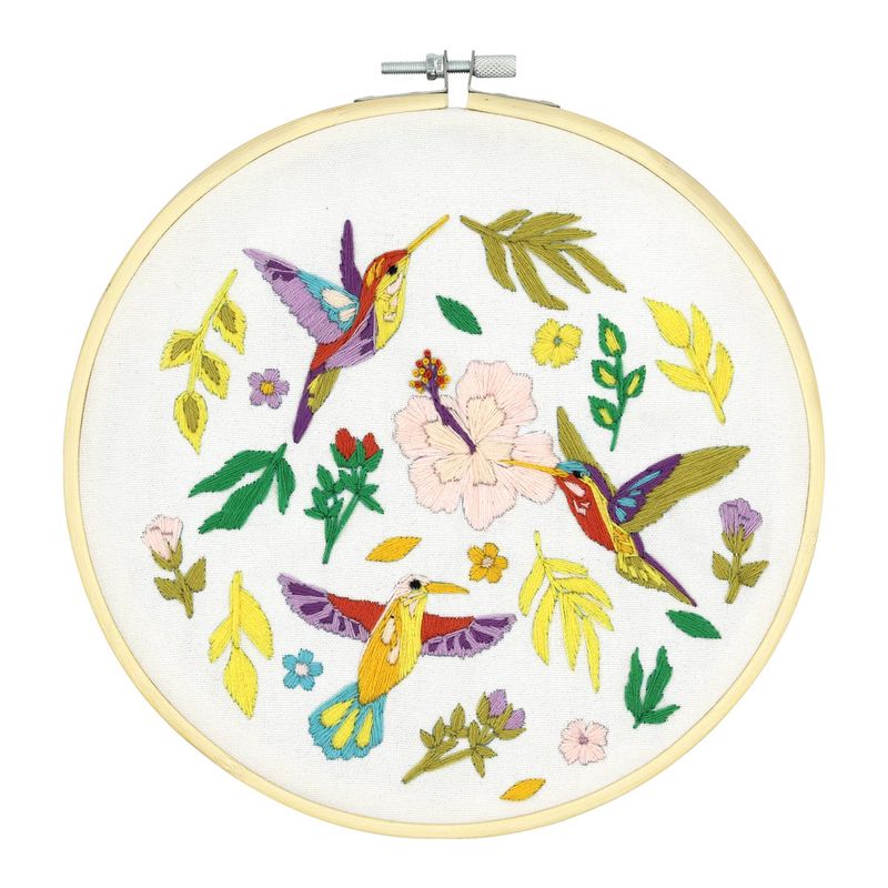Broderie créative - Oiseaux en liberté