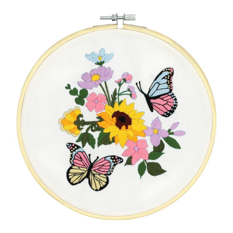 Broderie créative - Papillon