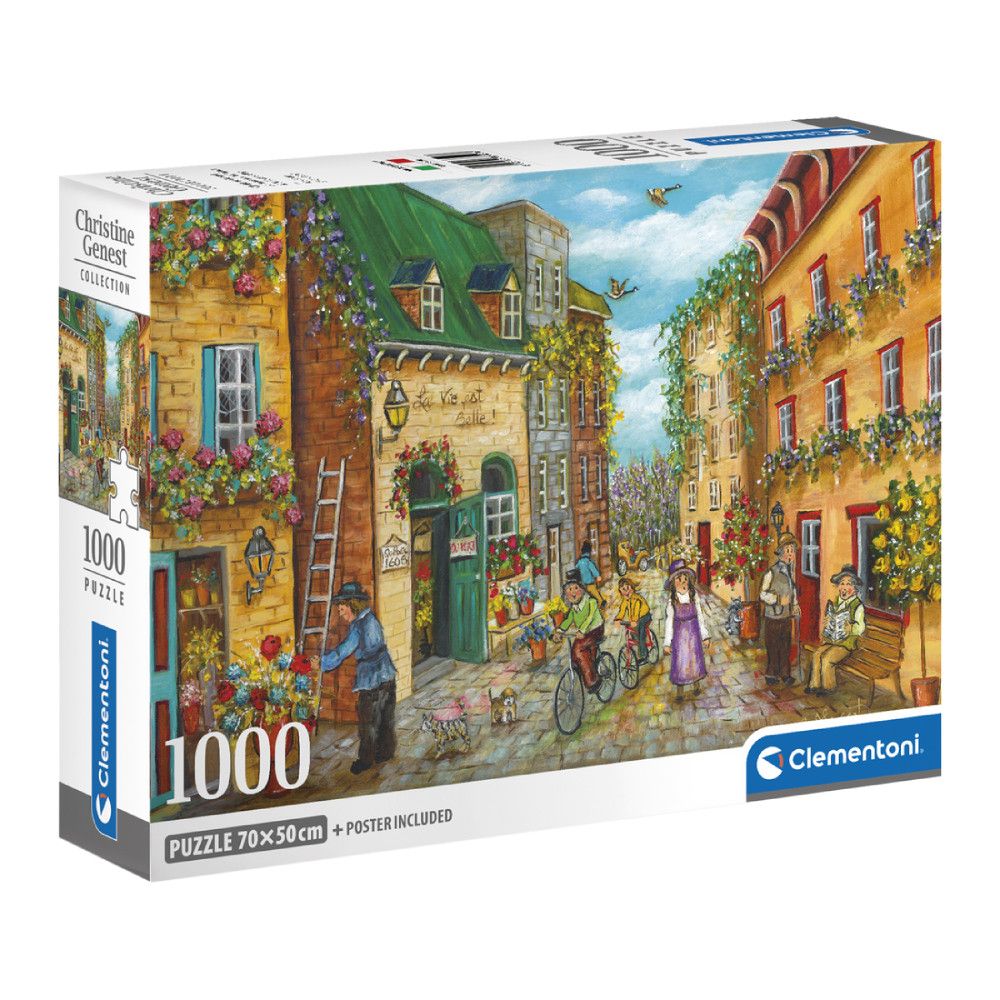 Clementoni 1000 - La ruelle aux 1001 fleurs