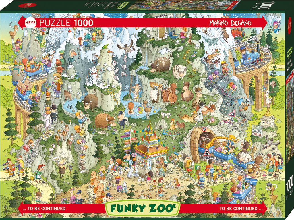 Heye 1000 - Funky Zoo - Himalayan Habitat