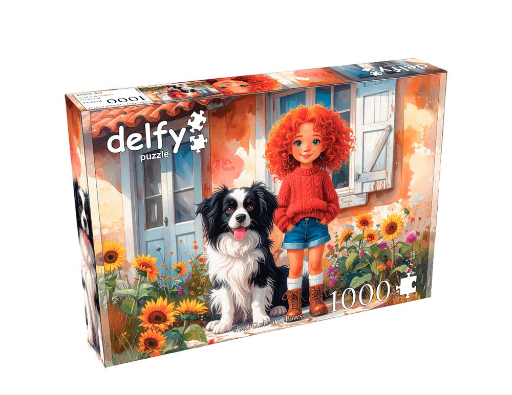 Delfy 1000 - Red Curls and Paws