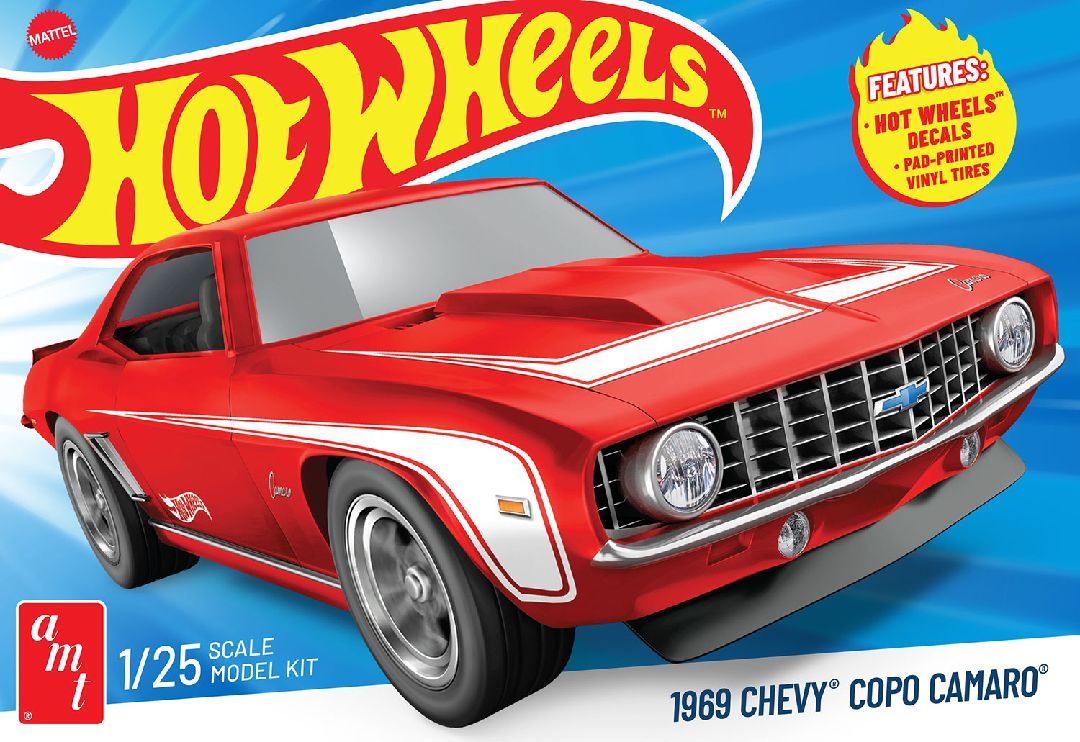 AMT - 1969 Chevy copo Camaro Hot Wheel