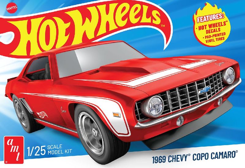 AMT - 1969 Chevy copo Camaro Hot Wheel