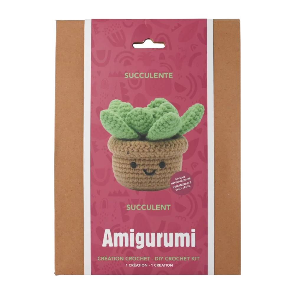 Amigurumi - Kit DIY Crochet - Succulente