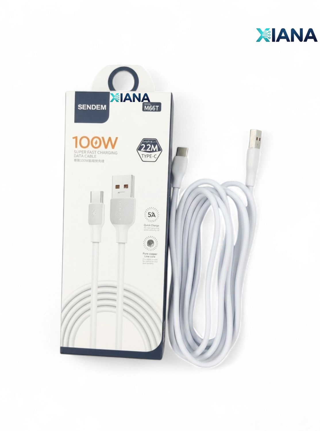 Cable de carga 100W Tipo C