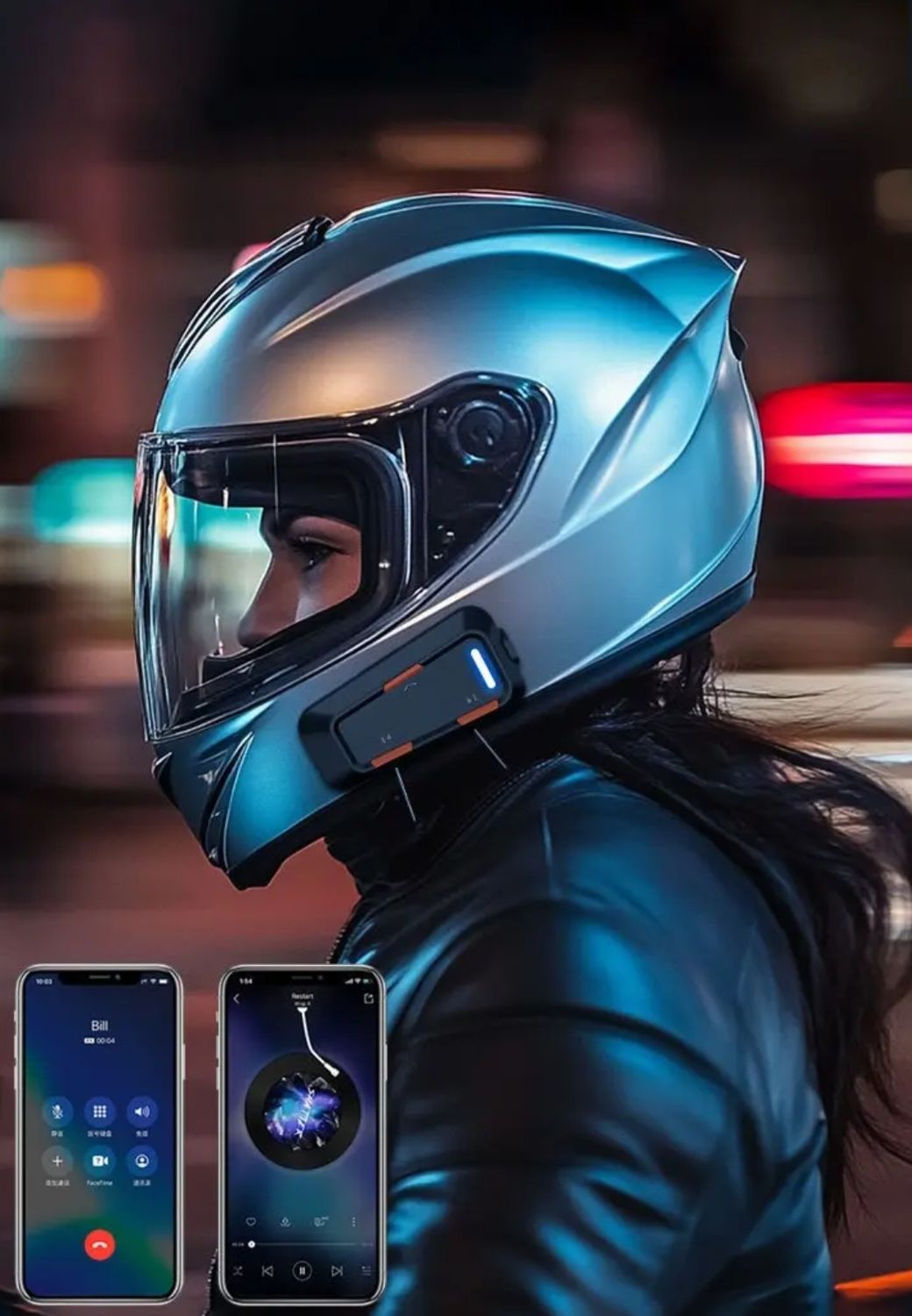 Auriculares TWS par casco de motocicleta