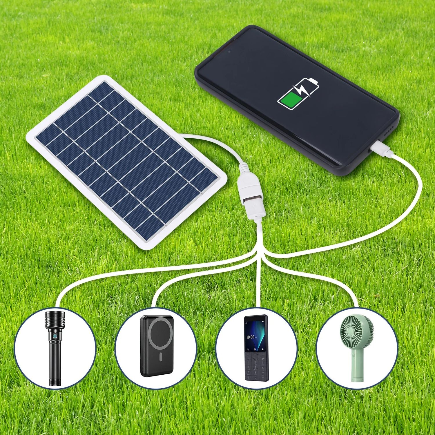 Chargeur solaire portatif