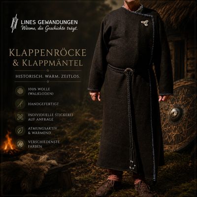 Klappenröcke & Klappenmäntel aus Walkloden