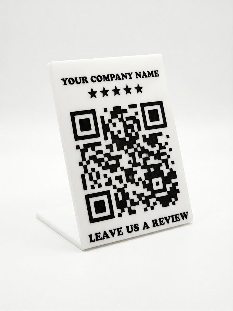 Custom Stand for reviews (1 side)