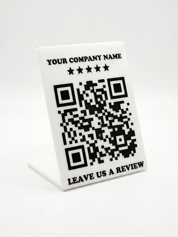 Custom Stand for reviews (1 side)