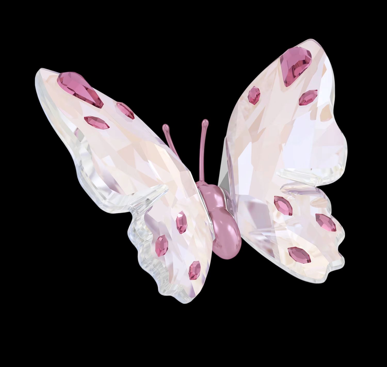 Idyllia Butterfly Figurine, Small, Pink, Rose Tone- 5691959
