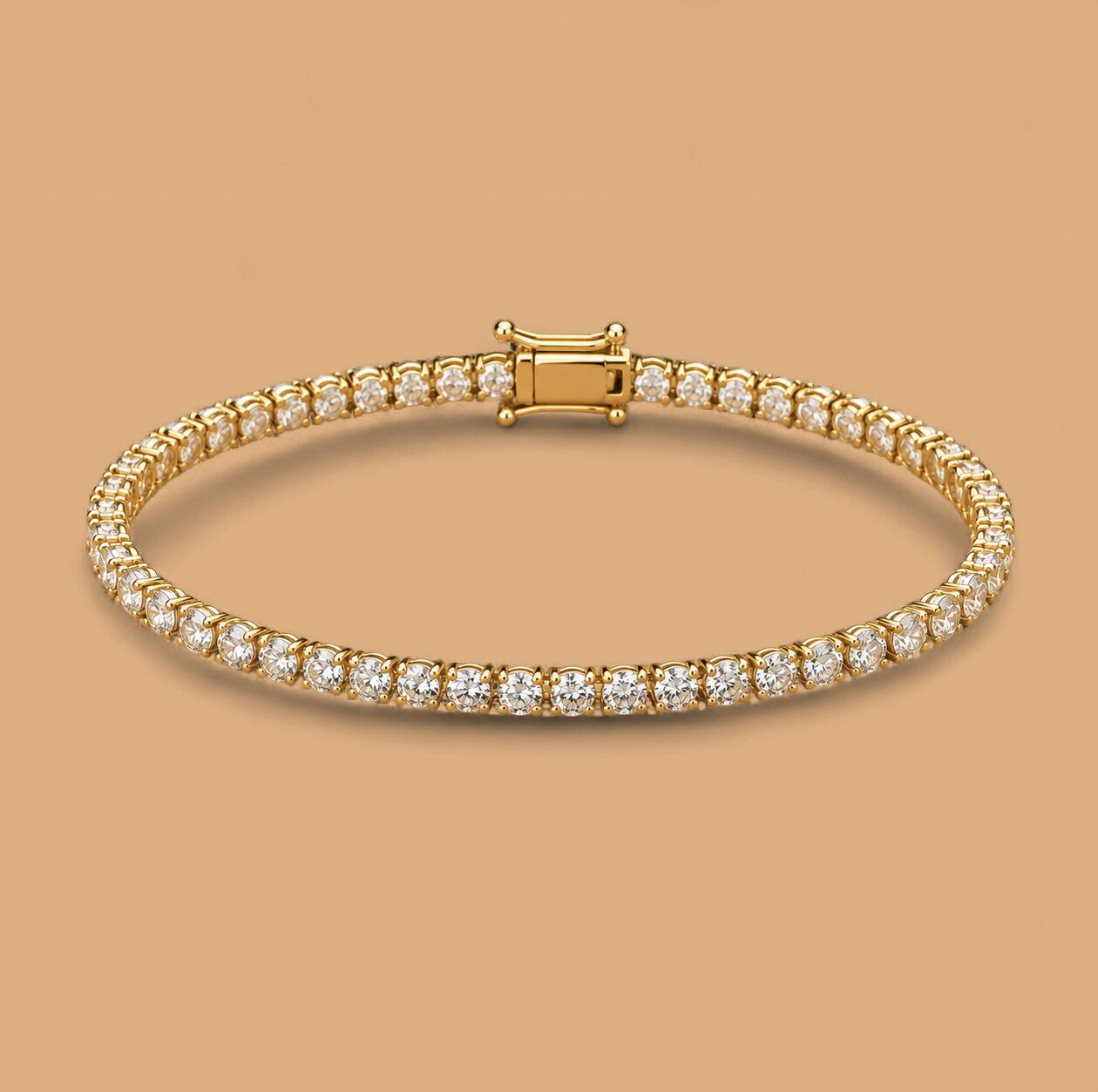 Round Diamond Tennis Bracelet