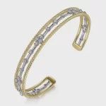 14K W&amp;Y.Gold Dia BG - 1