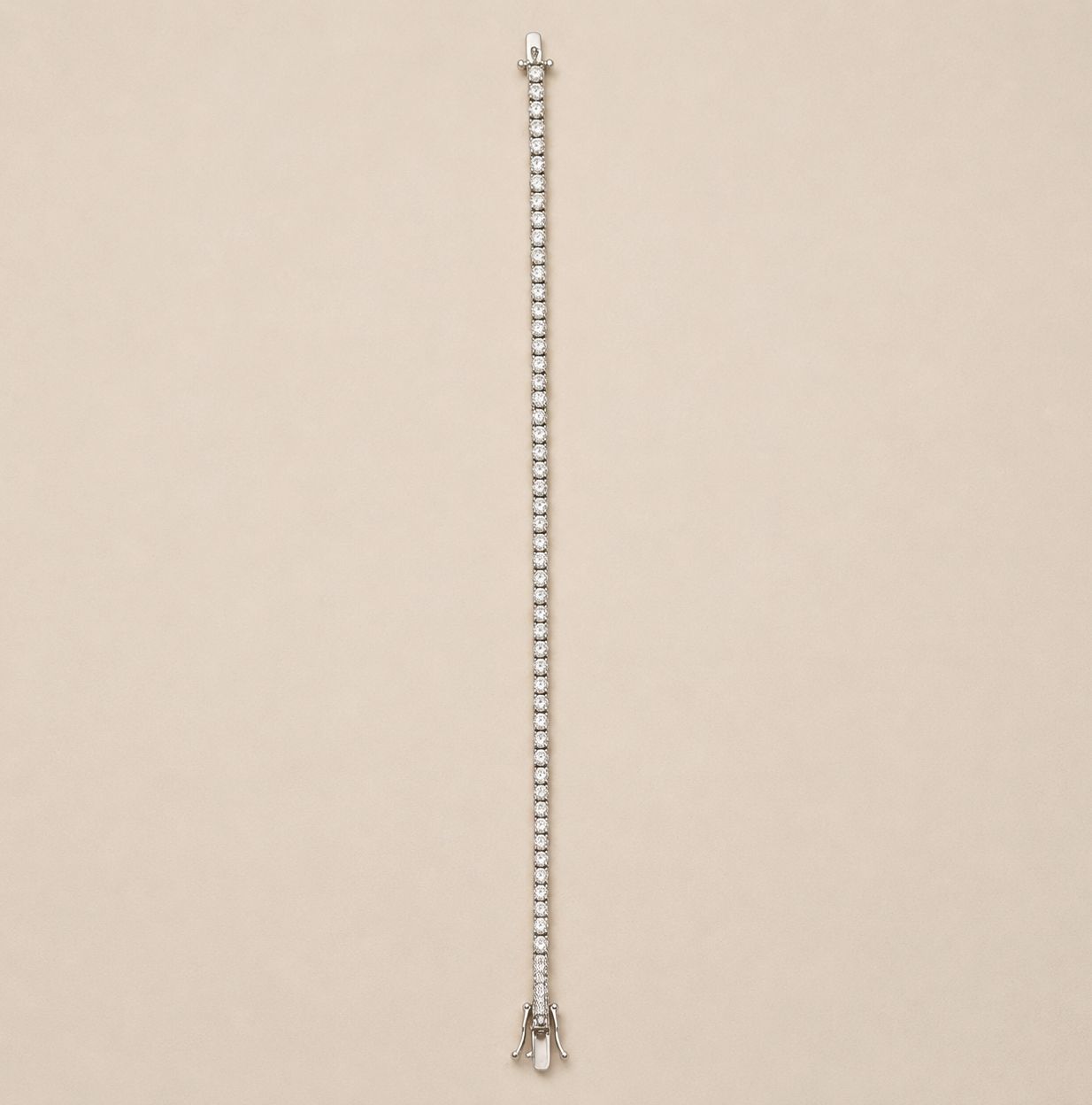 18KW Diamond Tennis Bracelet
