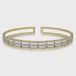 14K Y&amp;W.Gold Dia BG