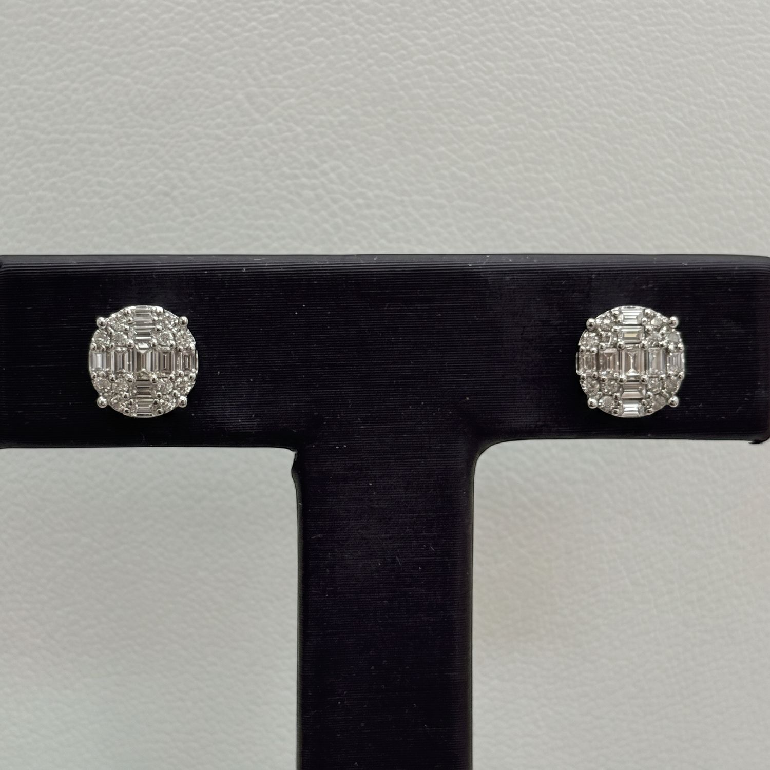 Diamond Halo Stud Earrings (0.25ct)