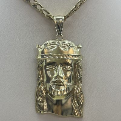 YG Christ Head Pendant-XL