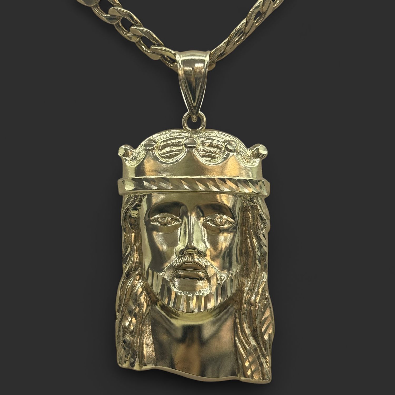 YG Christ Head Pendant-XL