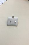 Diamond Rou Stud Earrings 0.75tdw