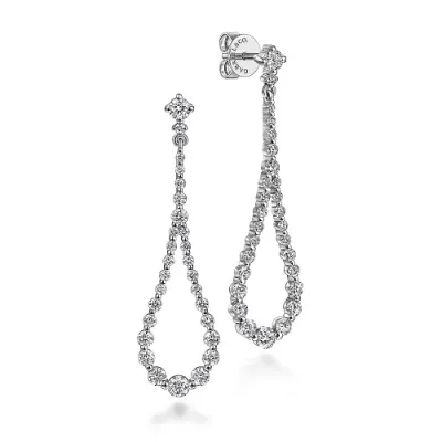 14KW Diamond Chandelier Earrings