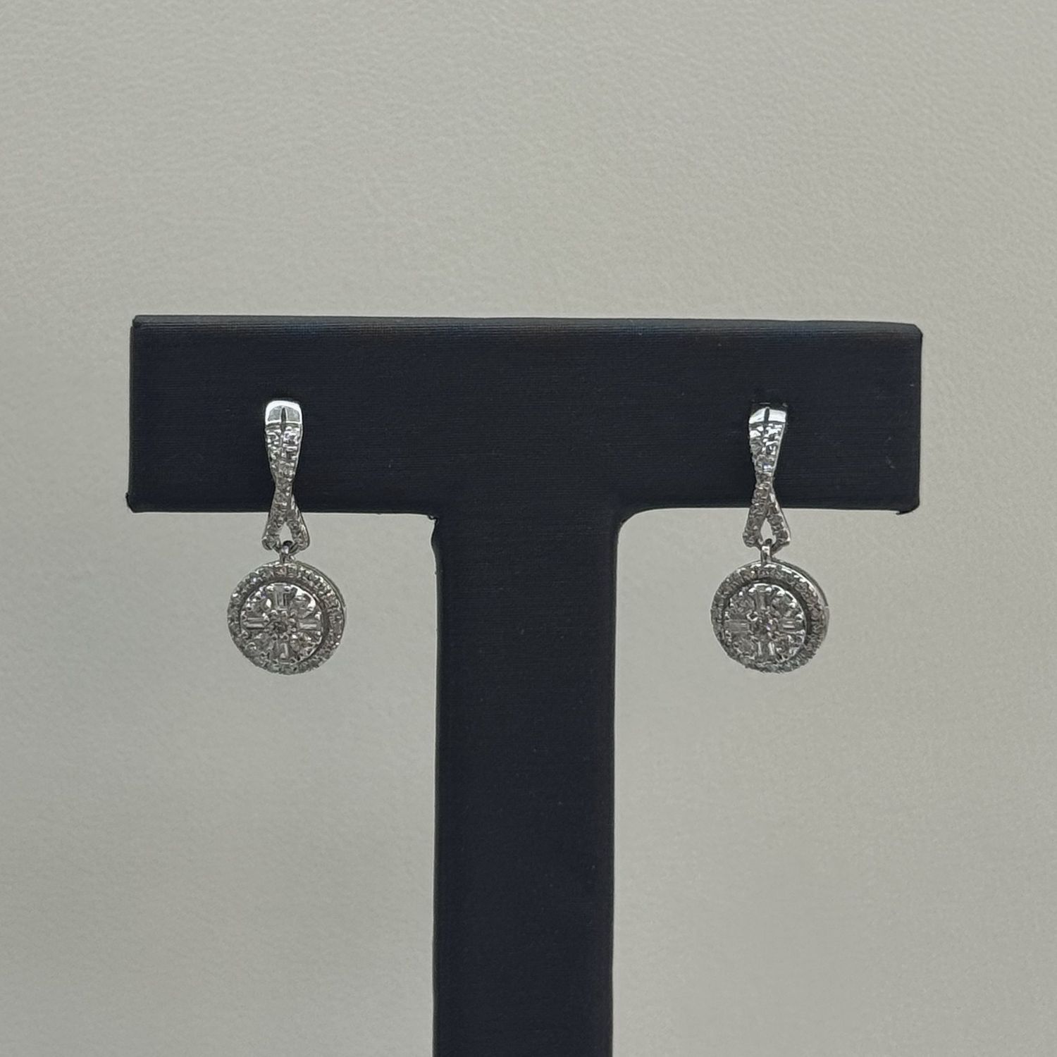 10KW (0.30ct) Diamond Lollipop Earrings