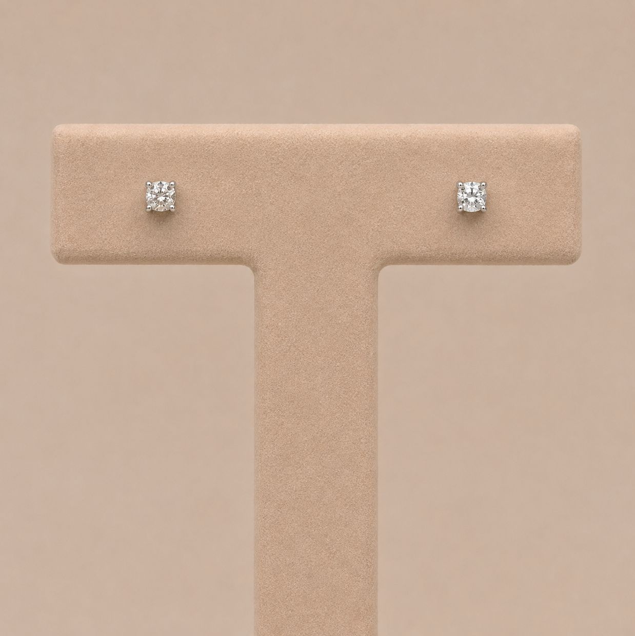 Diamond Stud Earrings (Screw Backs)