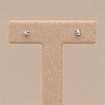 Diamond Stud Earrings (Screw Backs)