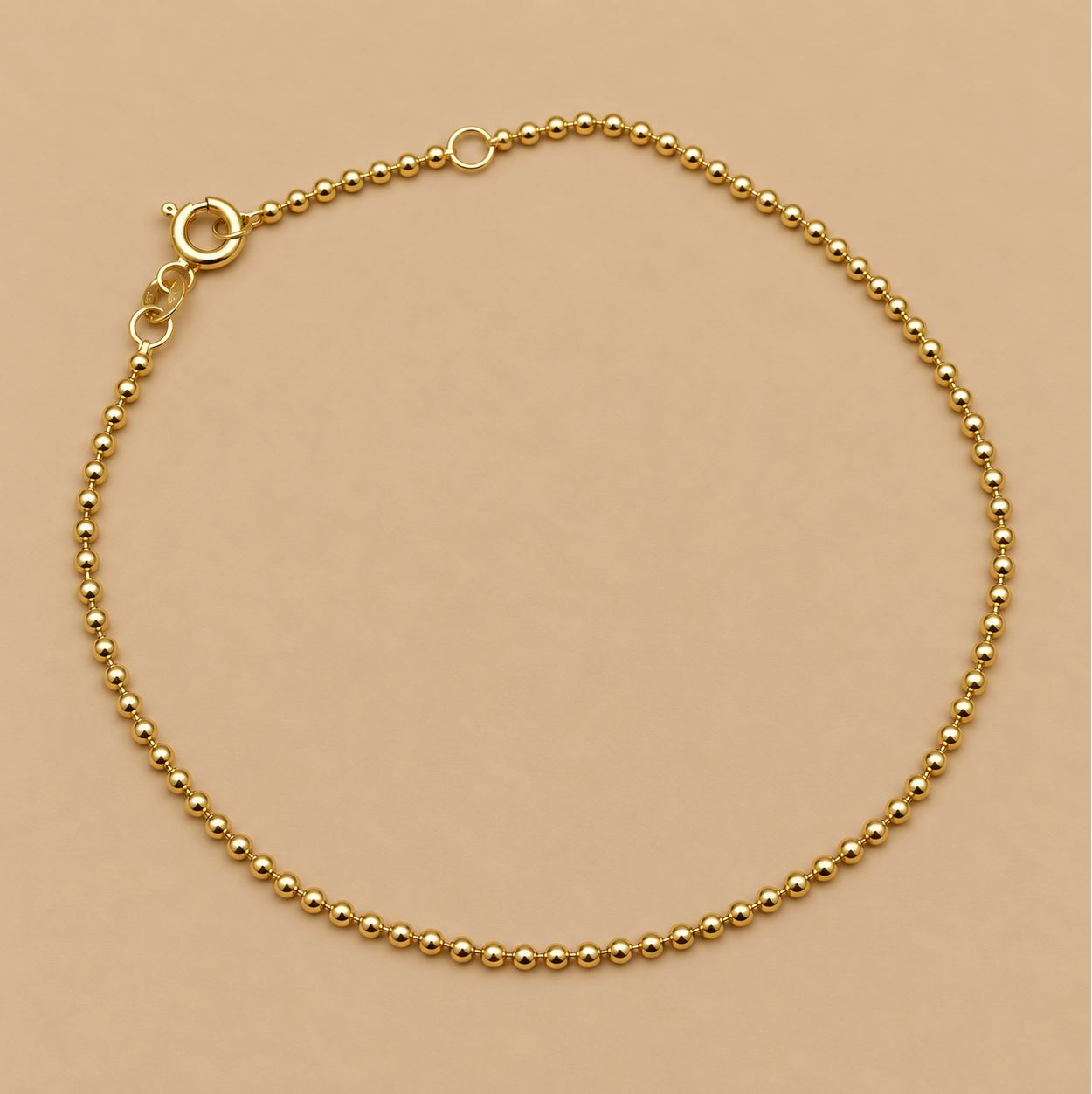Gold Ankle Charm Bracelet (3.3g)