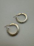 Gold Flat Hoop Earrings