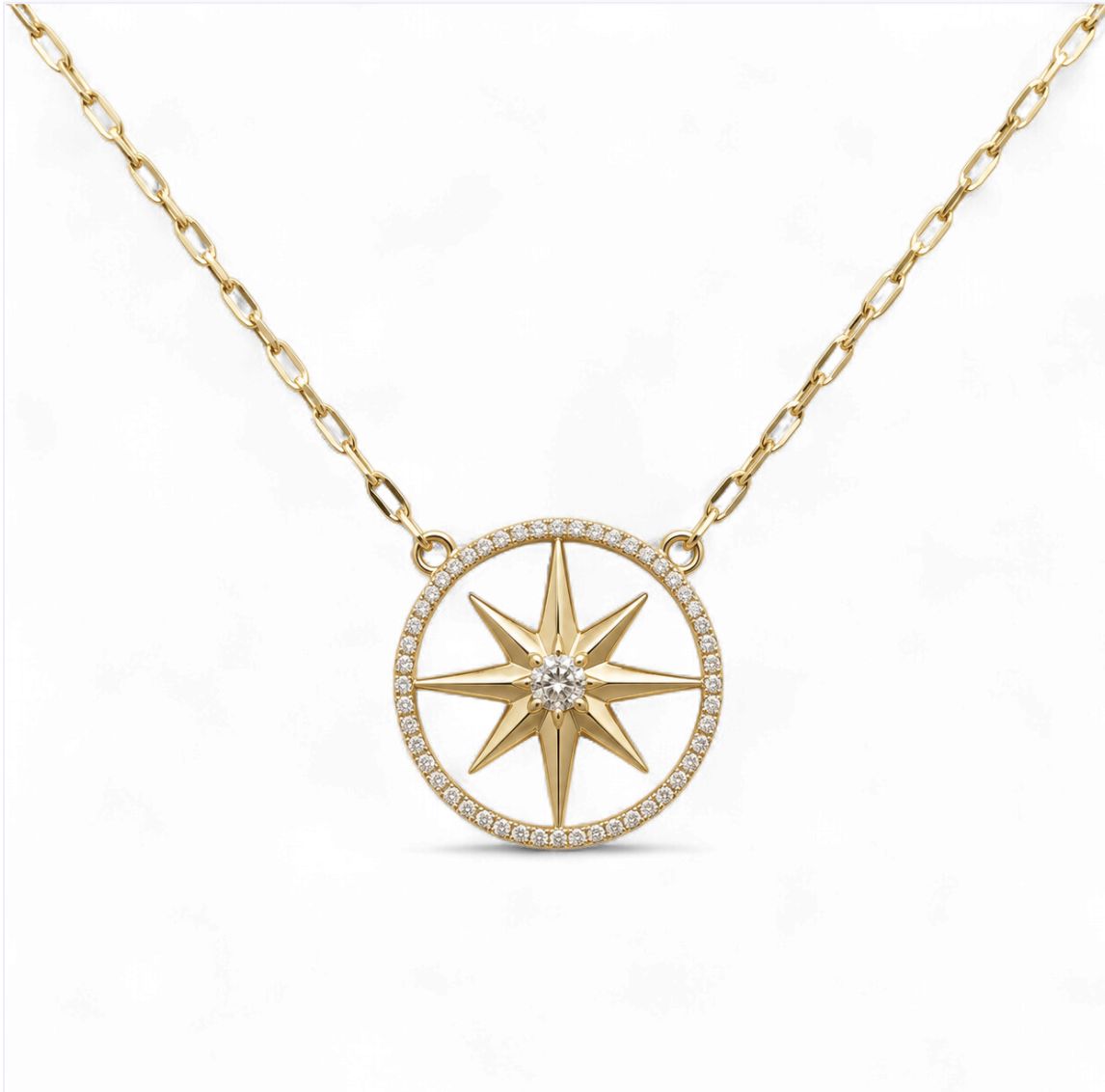 North Star Medallion Necklace