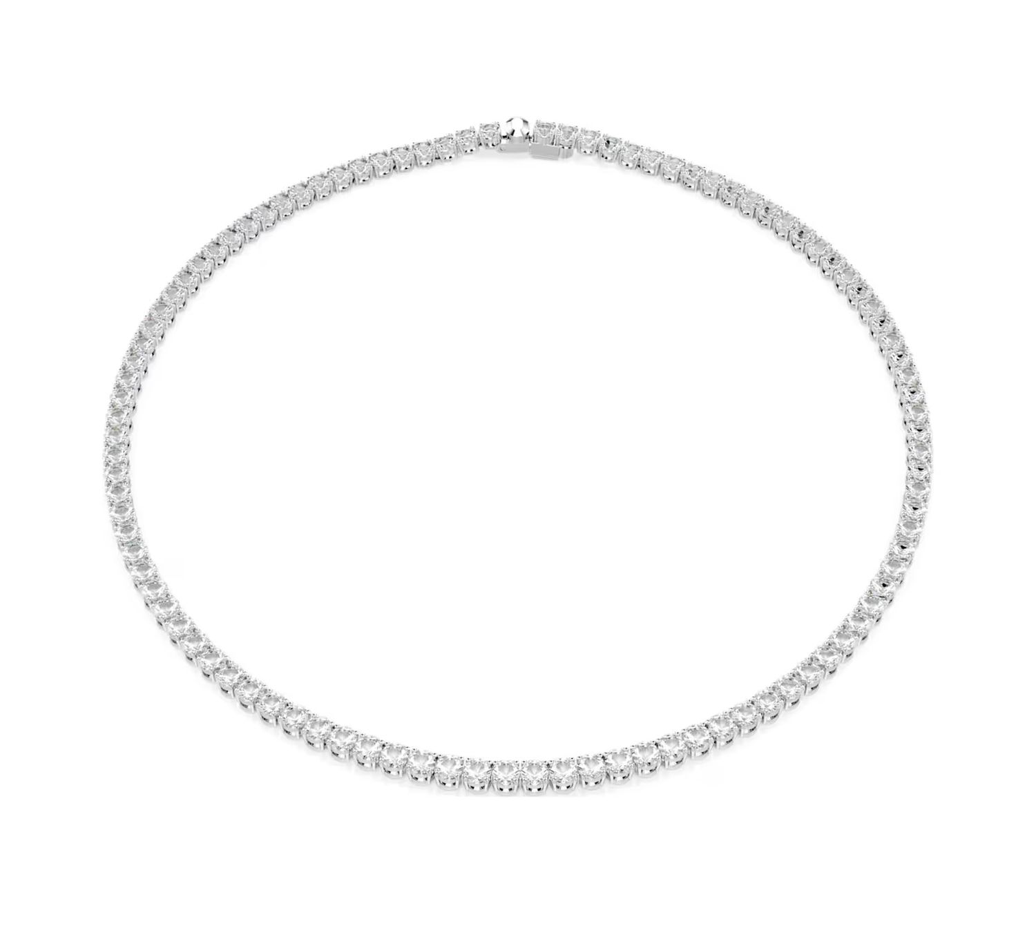 Matrix Tennis Necklace, Round Cut, L-5681801