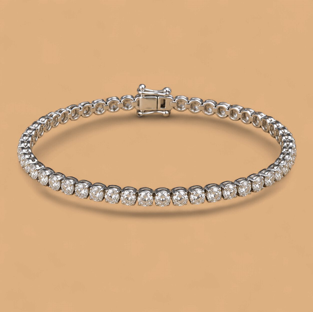 Classic Round Diamond Tennis Bracelet