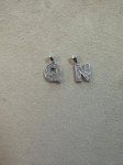 Letter Pendants CZ