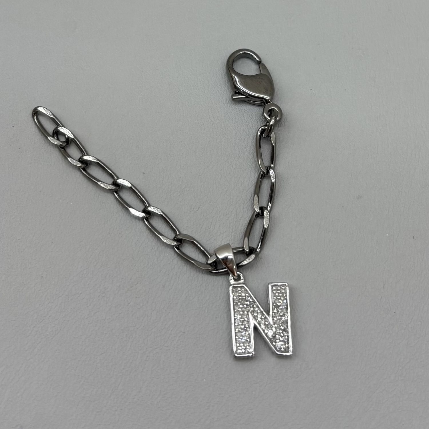 10k Letter Pendants (CZ), Material: N Pend