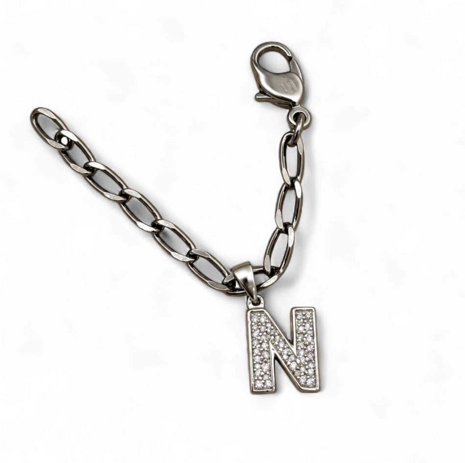 Letter Pendants (CZ), Material: "N"
