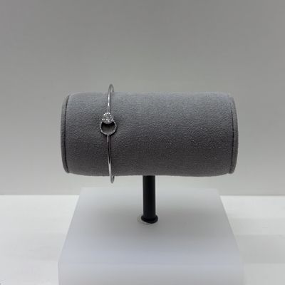 14KW Double Circle Diamond Bangle Bassali