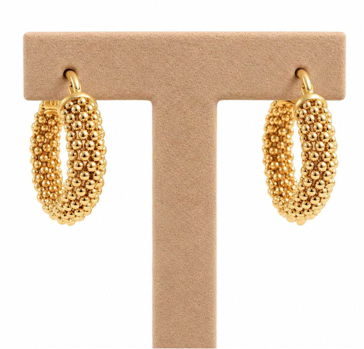 Bujukan Beaded Hoop Earrings (6.5g)