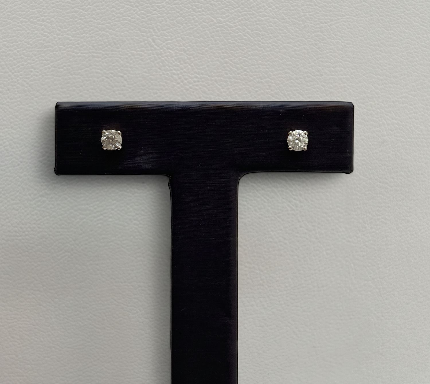 14k 4-prong Diamond Stud Earrings