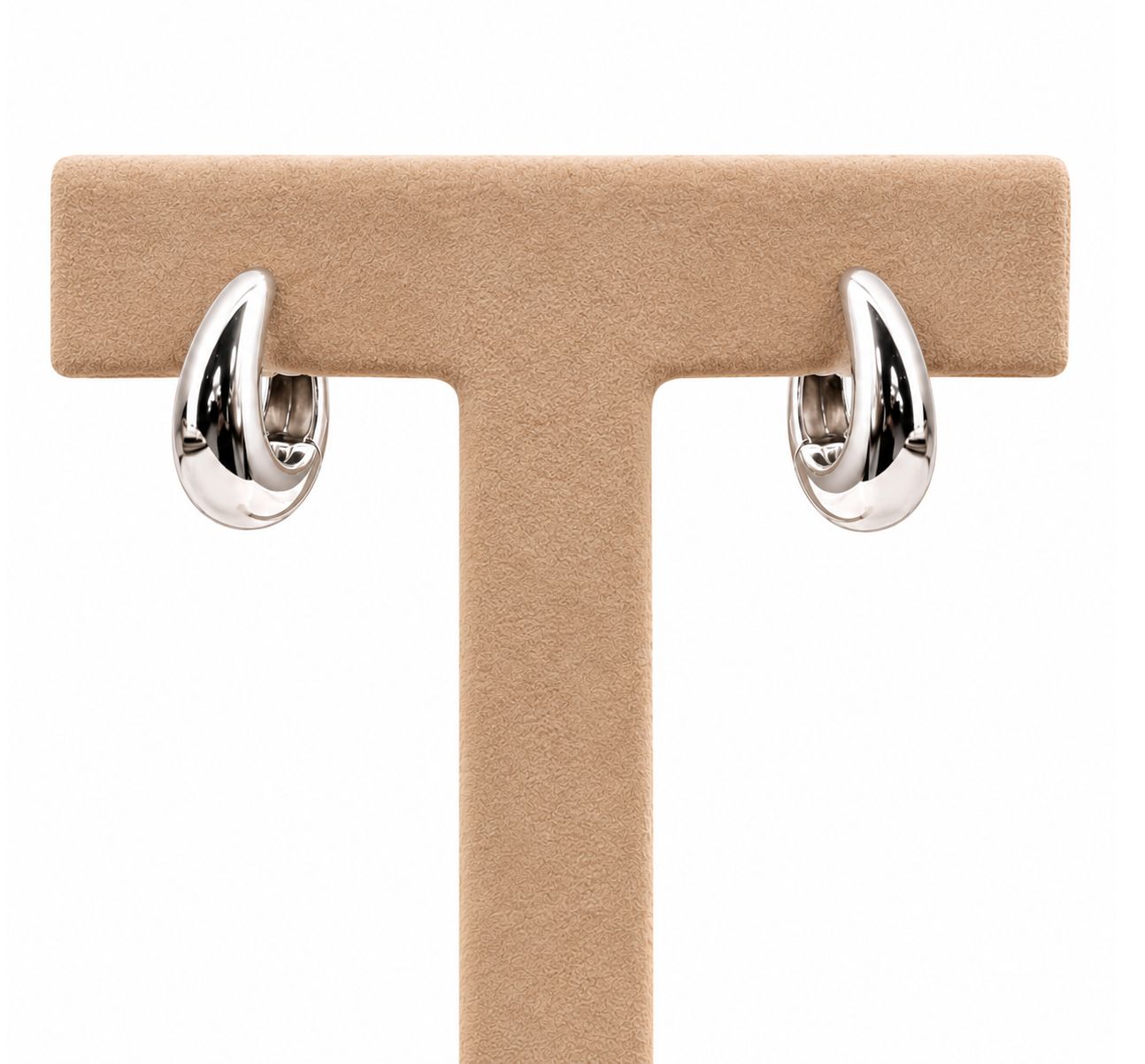 Italian Gold Hoop Earrings (8.8g)