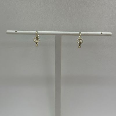Dangling Hoops CZ