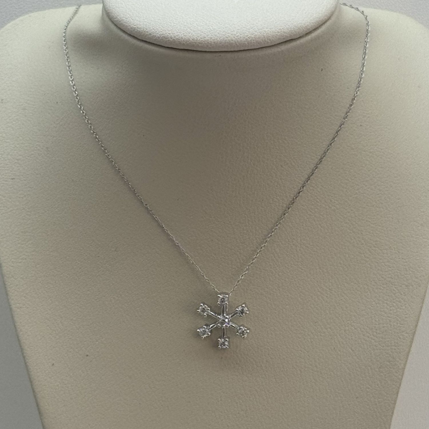 Diamond Snowflake Pendant