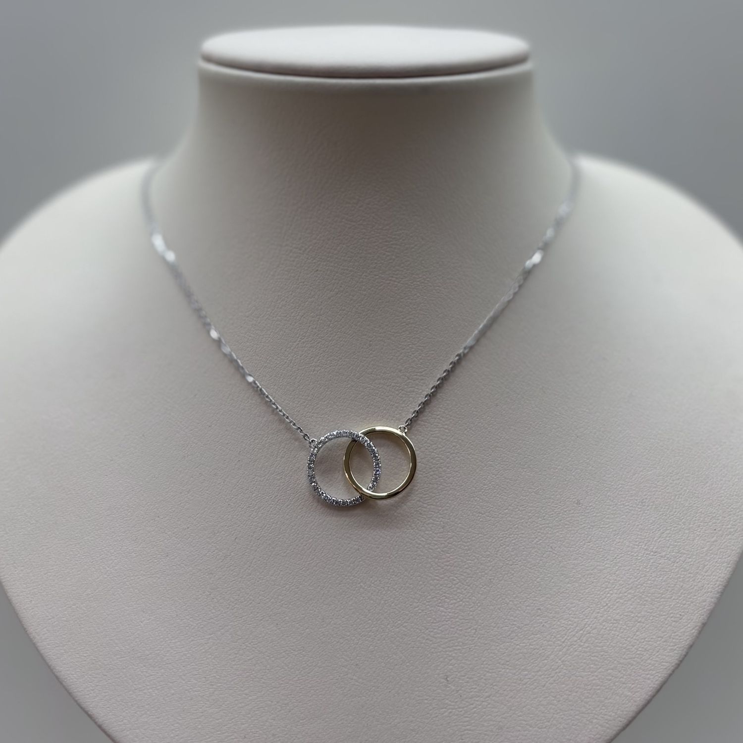 14KYW Two-Tone Olympia Necklace Bassali