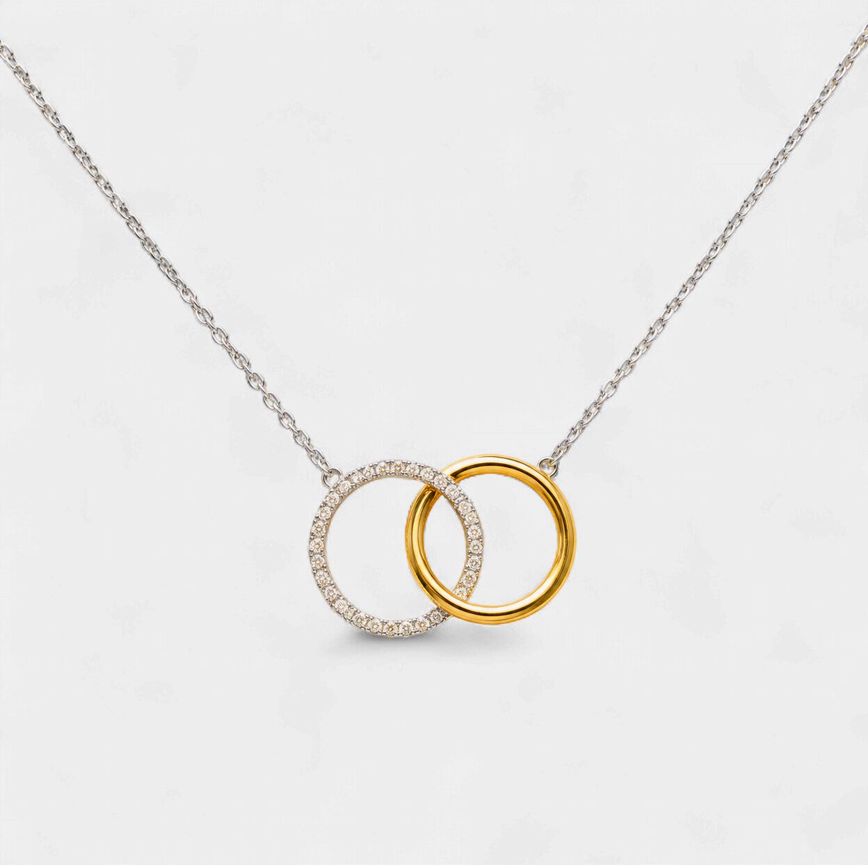 Two-Tone Olympia Diamond Necklace
