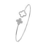 Clover Diamond Bangle Bassali